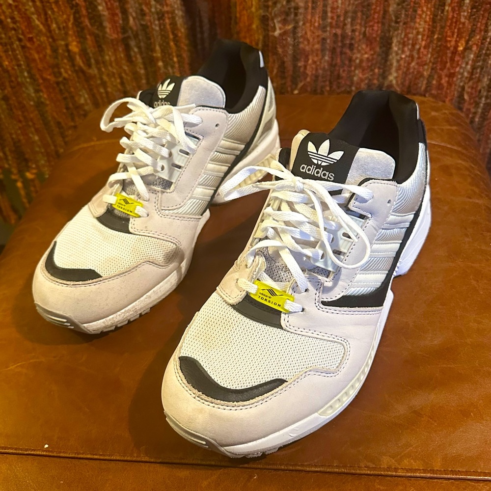 adidas Originals Zx 8000 crystal white/chalk white/core Shoes H02123 Sz 12 US